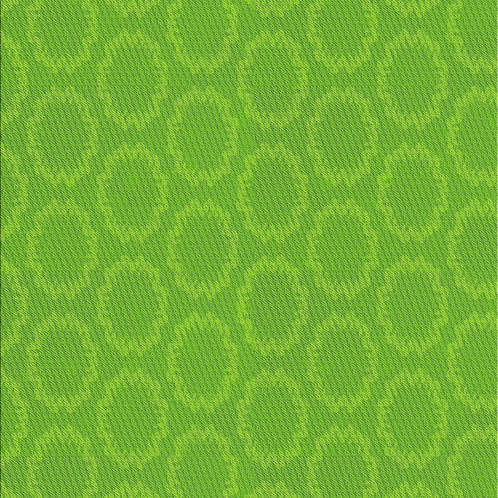 Patterned Green Novelty Rug, pat2480