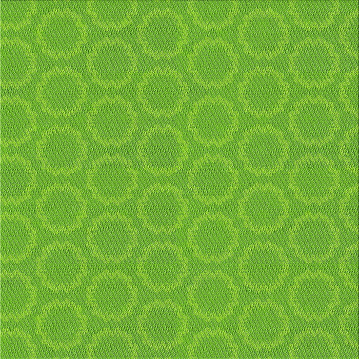 Square Patterned Green Novelty Rug, pat2480