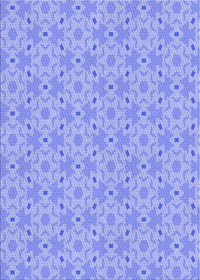 Machine Washable Transitional Light Slate Blue Rug, wshpat2481blu