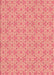 Patterned Light Salmon Rose Pink Rug, pat2481org