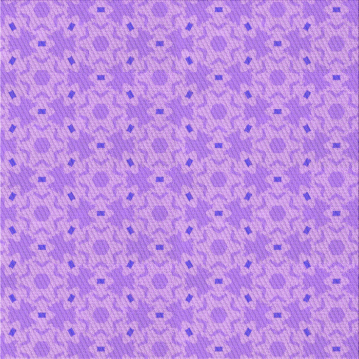 Round Patterned Violet Purple Rug, pat2481pur