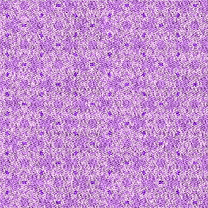 Square Patterned Blossom Pink Novelty Rug, pat2481