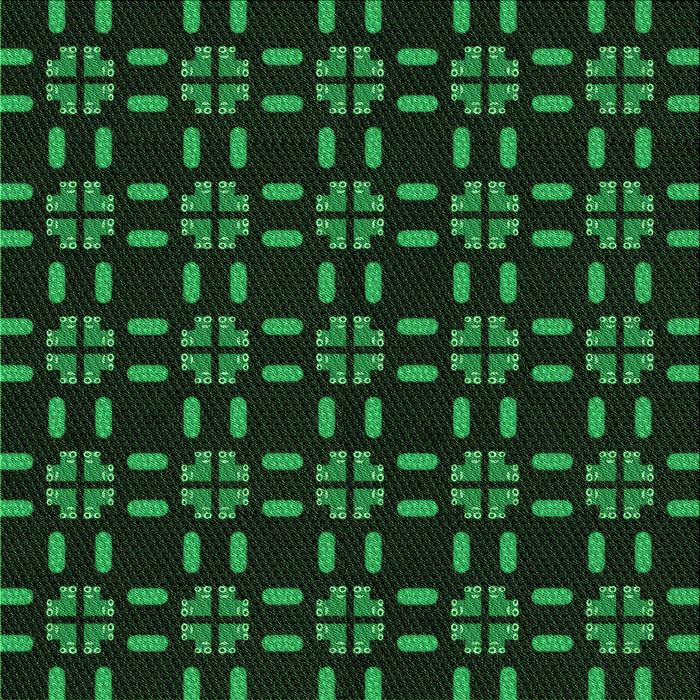 Round Machine Washable Transitional Black Rug, wshpat2482grn