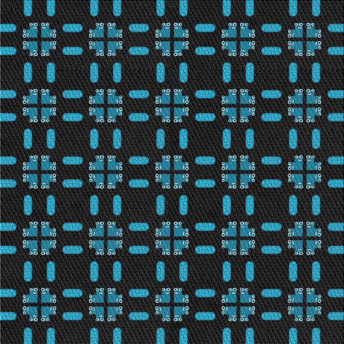 Sideview of Machine Washable Transitional Black Rug, wshpat2482