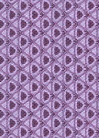 Machine Washable Transitional Orchid Purple Rug, wshpat2483blu