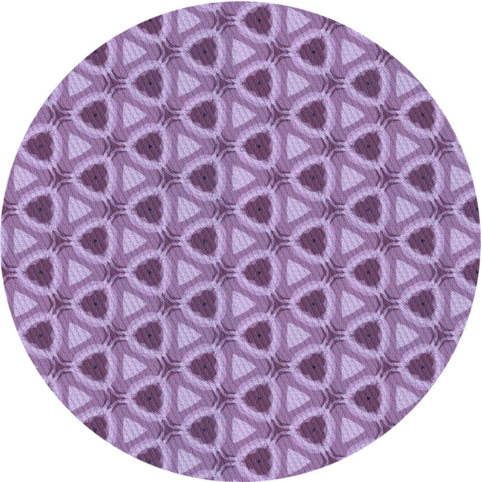 Square Patterned Orchid Purple Rug, pat2483blu