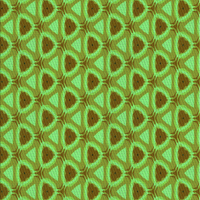 Patterned Green Rug, pat2483grn