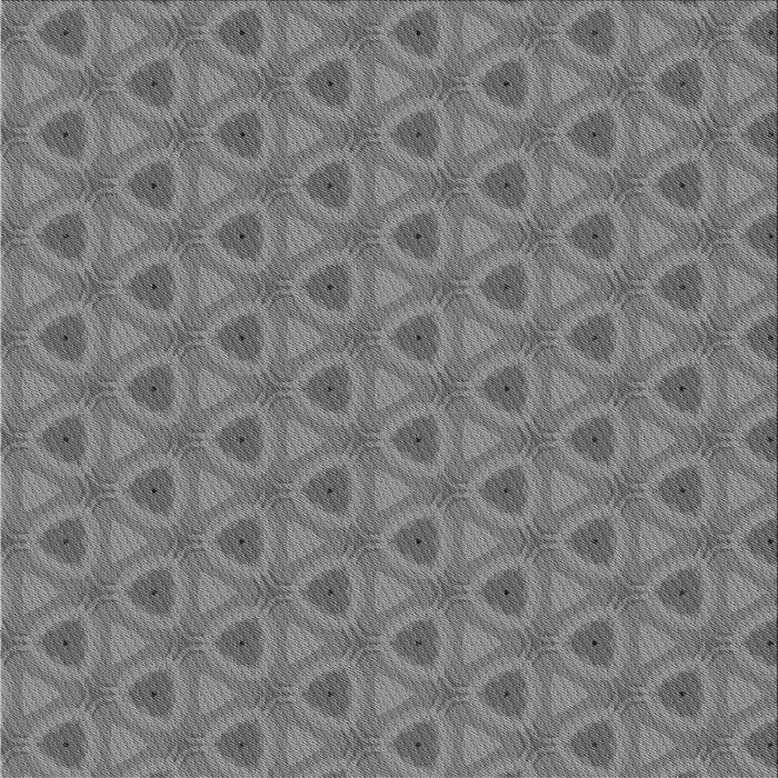 Round Machine Washable Transitional Ash Gray Rug, wshpat2483gry