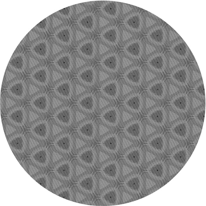 Square Machine Washable Transitional Ash Gray Rug in a Living Room, wshpat2483gry