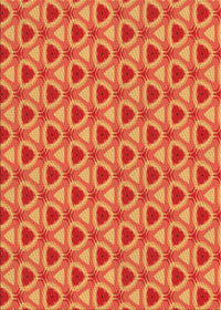 Machine Washable Transitional Neon Red Rug, wshpat2483org