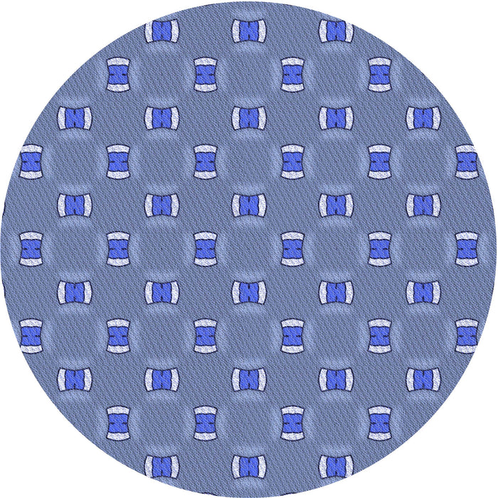 Square Machine Washable Transitional Sky Blue Rug in a Living Room, wshpat2484blu
