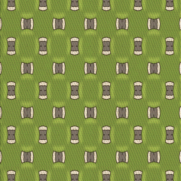 Patterned Pistachio Green Rug, pat2484brn