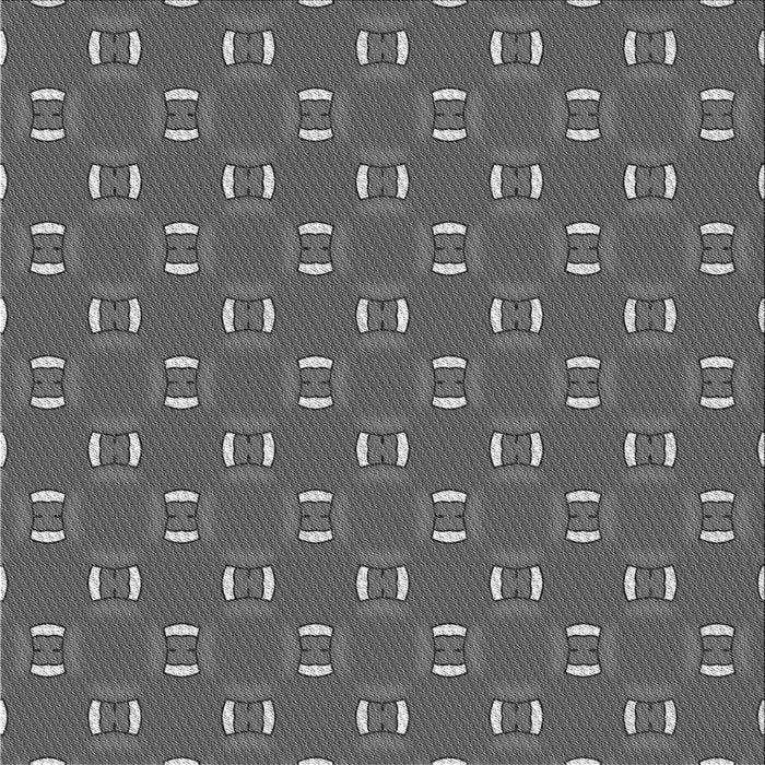 Round Patterned Gray Rug, pat2484gry