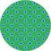 Square Patterned Spring Green Rug, pat2484lblu