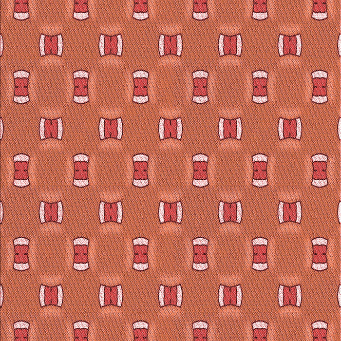 Machine Washable Transitional Tomato Red Rug, wshpat2484rd