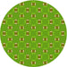 Square Machine Washable Transitional Bright Green Rug in a Living Room, wshpat2484yw