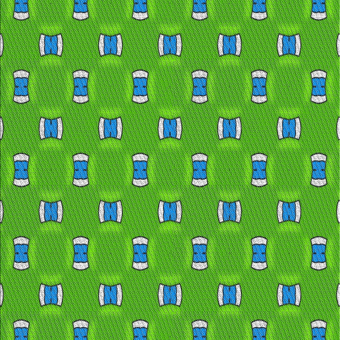 Machine Washable Transitional Emerald Green Rug, wshpat2484