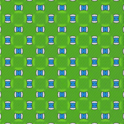 Sideview of Machine Washable Transitional Emerald Green Rug, wshpat2484