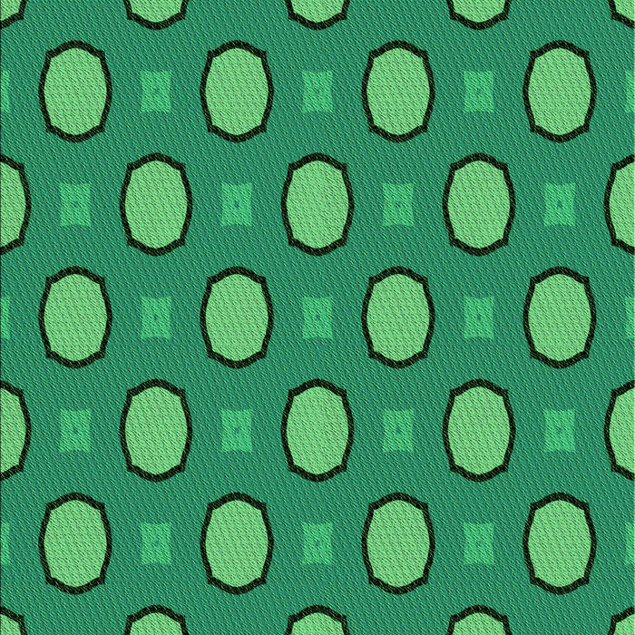 Machine Washable Transitional Neon Green Rug, wshpat2485grn