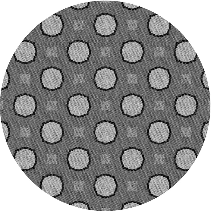 Square Machine Washable Transitional Gray Rug in a Living Room, wshpat2485gry