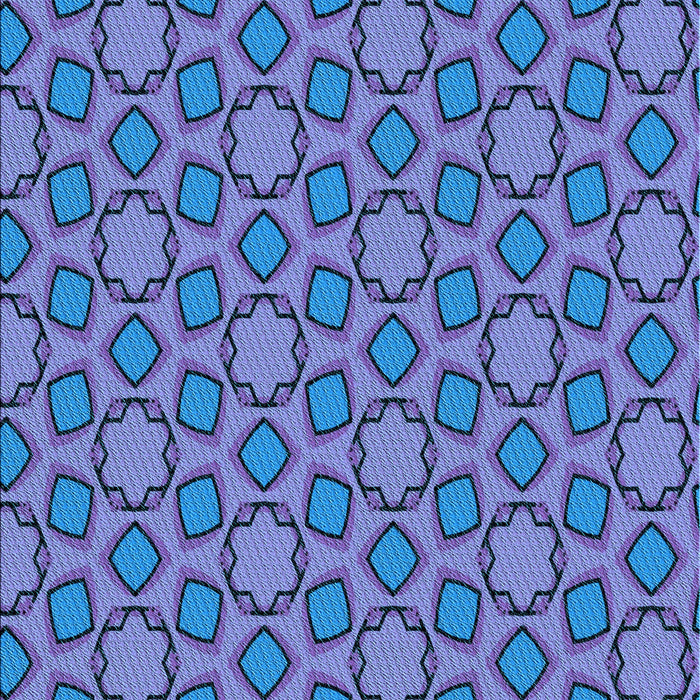 Patterned Slate Blue Rug, pat2486lblu