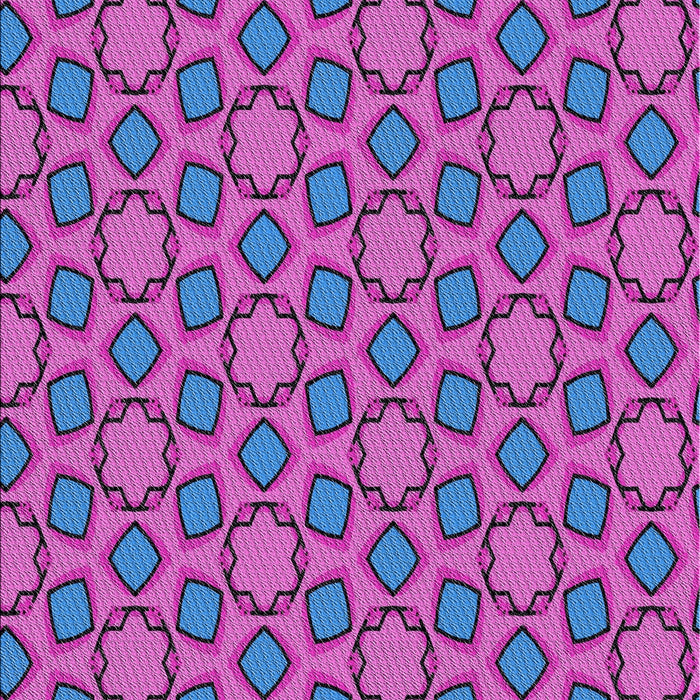 Patterned Violet Red Pink Modern Rug, pat2486