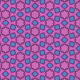 Square Patterned Violet Red Pink Modern Rug, pat2486