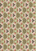 Patterned Khaki Gold Rug, pat2487brn