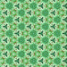 Round Patterned Green Rug, pat2487grn