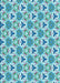 Patterned Blue Ivy Blue Rug, pat2487lblu