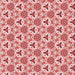 Round Patterned Deep Rose Pink Rug, pat2487rd