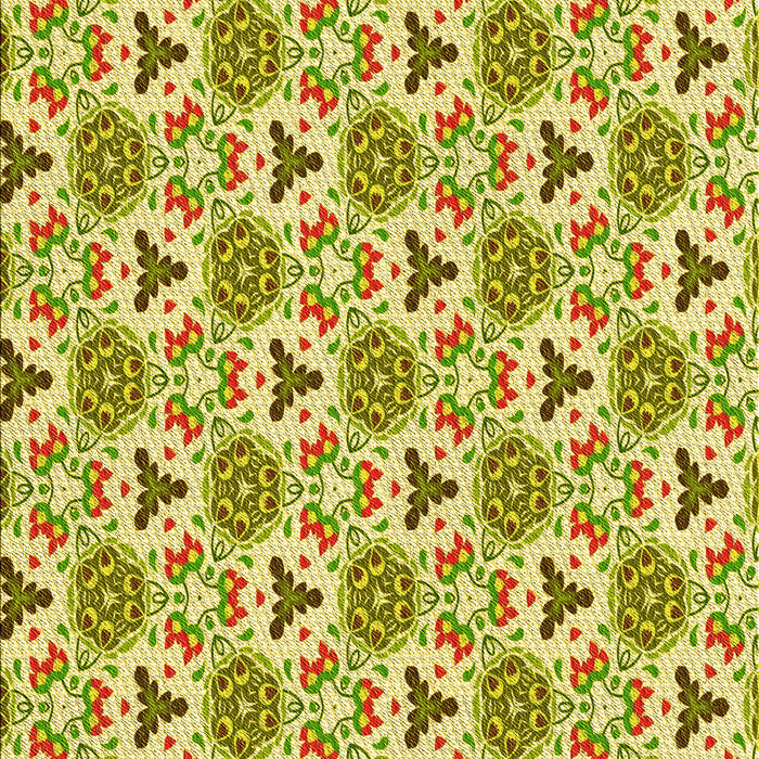 Machine Washable Transitional Dark Yellow Green Rug, wshpat2487yw