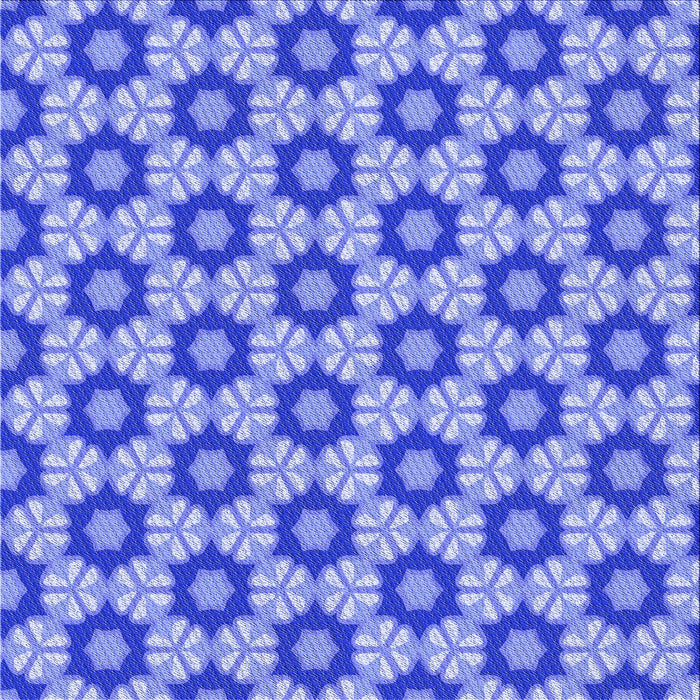 Round Patterned Sky Blue Rug, pat2488blu