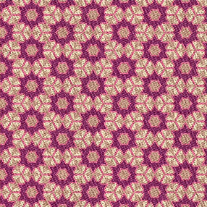 Round Machine Washable Transitional Pink Rug, wshpat2488brn