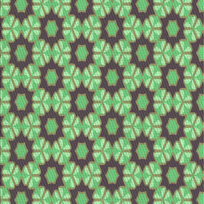 Patterned Coffee Brown Rug, pat2488grn