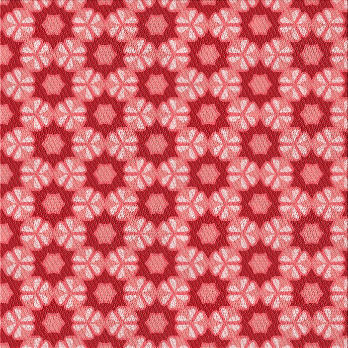 Round Patterned Pastel Red Pink Rug, pat2488rd