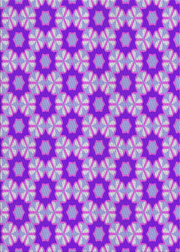 Patterned Bright Lilac Purple Novelty Rug, pat2488