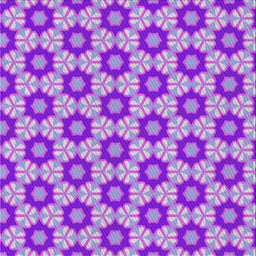 Sideview of Machine Washable Transitional Bright Lilac Purple Rug, wshpat2488