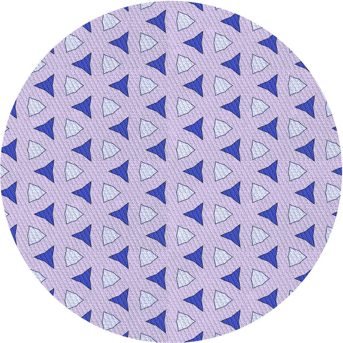 Square Machine Washable Transitional Purple Rug in a Living Room, wshpat2489blu