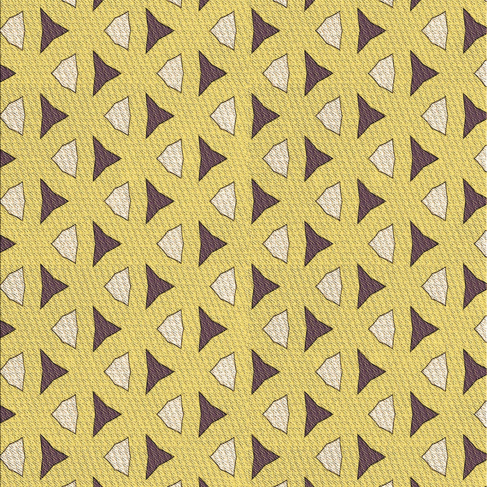 Machine Washable Transitional Bold Yellow Rug, wshpat2489brn