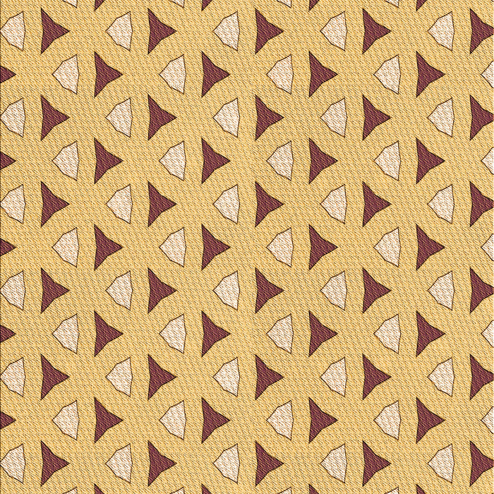 Patterned Orange Rug, pat2489org