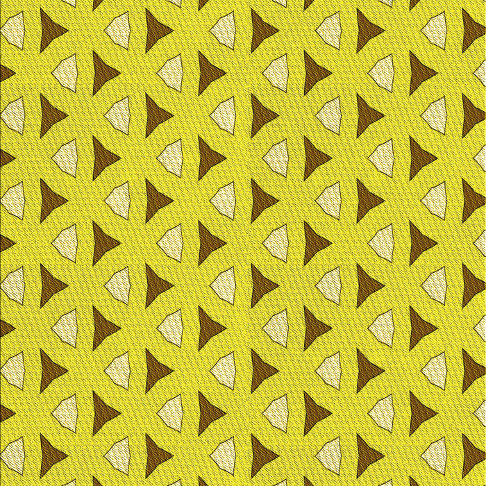 Machine Washable Transitional Yellow Rug, wshpat2489yw