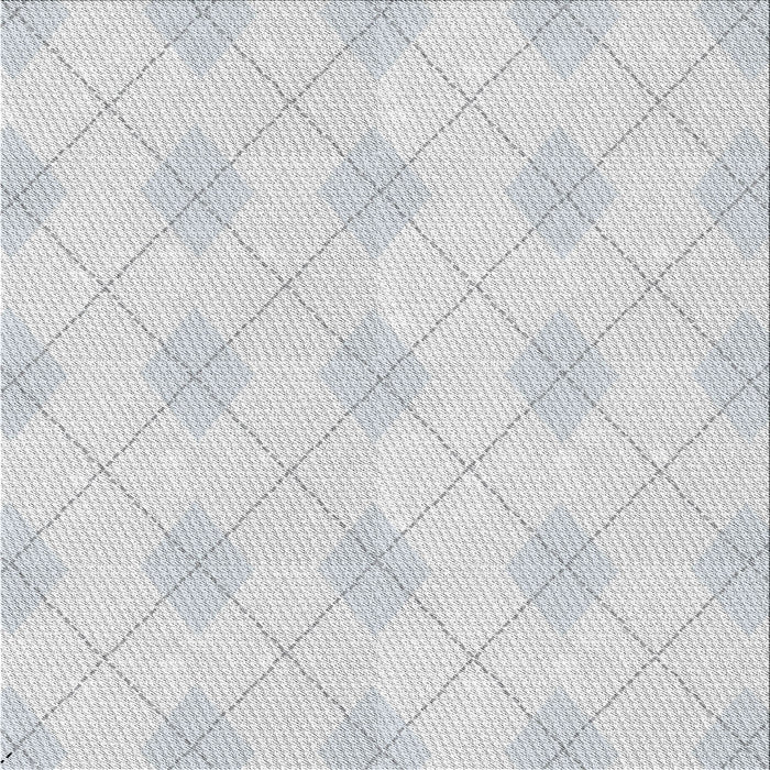 Square Patterned Dark Gray Novelty Rug, pat248