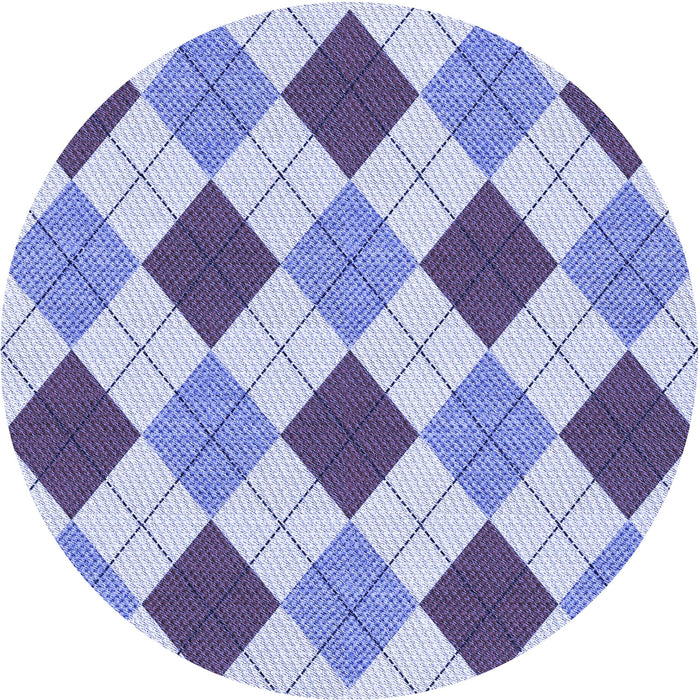 Square Machine Washable Transitional Slate Blue Rug in a Living Room, wshpat249blu