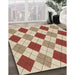 Machine Washable Transitional Khaki Gold Rug in a Family Room, wshpat249brn