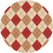 Square Machine Washable Transitional Red Rug in a Living Room, wshpat249org