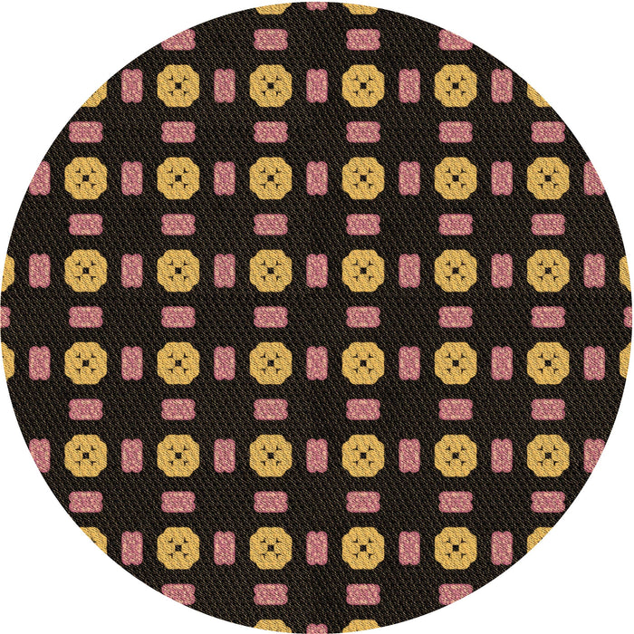 Square Machine Washable Transitional Light Brown Rug in a Living Room, wshpat2490brn