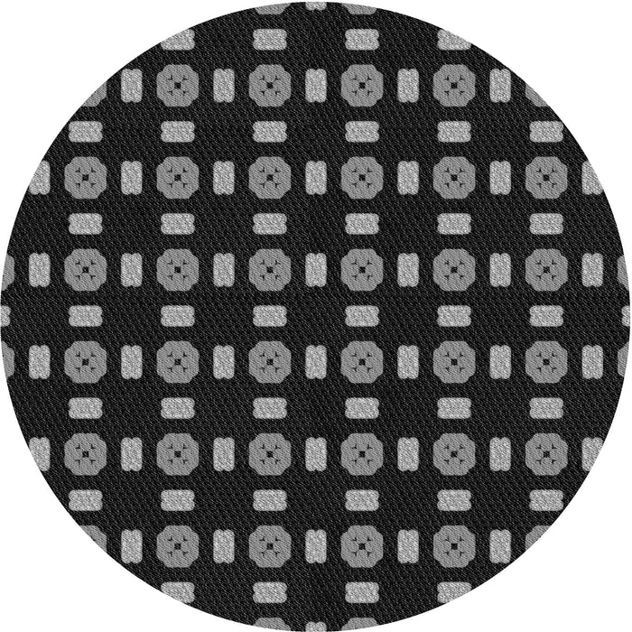 Square Machine Washable Transitional Platinum Gray Rug in a Living Room, wshpat2490gry