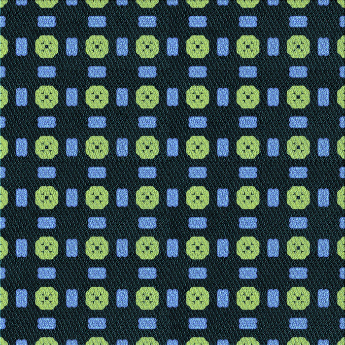 Round Machine Washable Transitional Black Rug, wshpat2490lblu