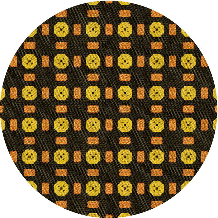 Square Machine Washable Transitional Midnight Gray Rug in a Living Room, wshpat2490yw